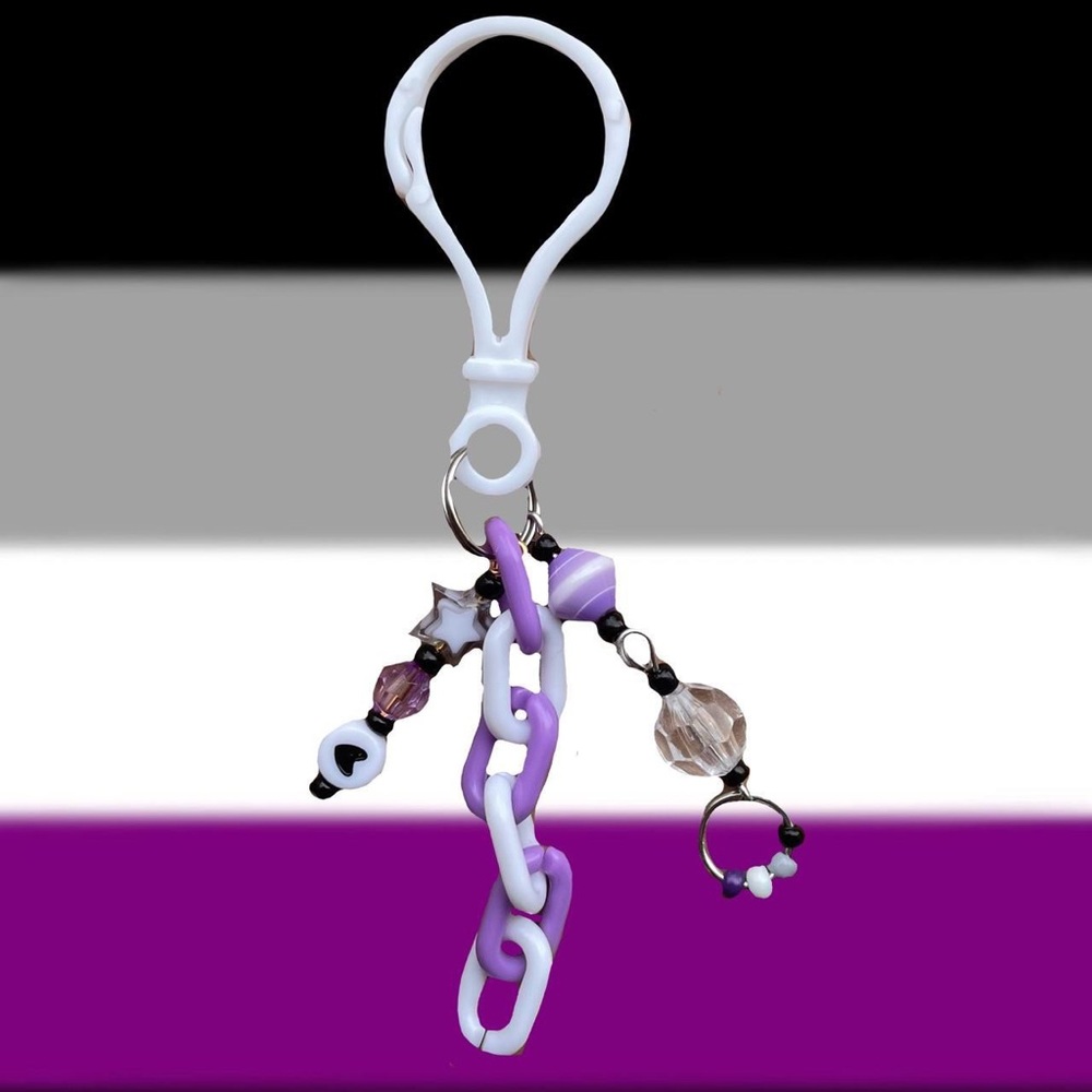 ASEXUAL KEYCHAIN